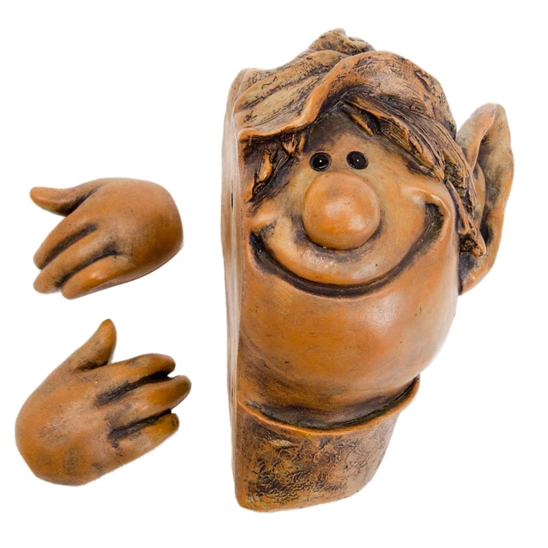 Садовое дерево Peekaboo для обнимания Искусственная Смола наружная скульптура