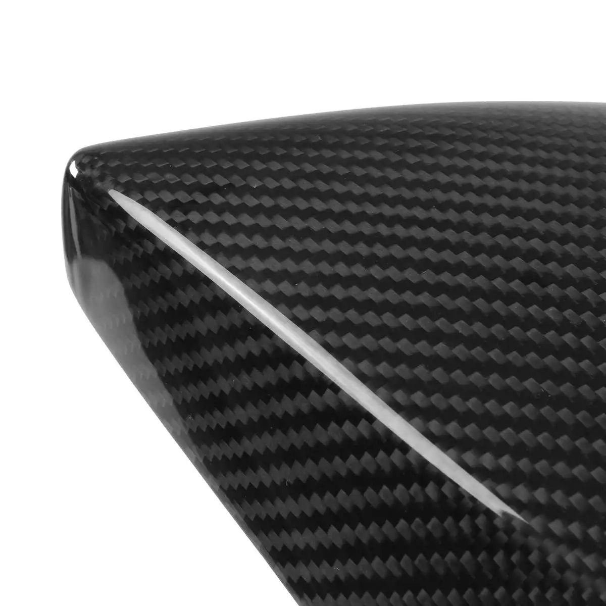 

1Pair Add-On Rear Carbon Fiber Car Side Rear View Mirror Cover Cap Shell ForLexus RX350 Rx450H F-Sport 2016-2019 for LHD Driver