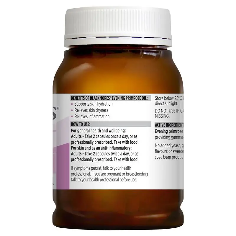 Australia Evening Primrose Oil 190Caps GLA Girl Women Supplement for Healthy Menstrual Cycle Premenstrual Syndrome PMS Symptoms |
