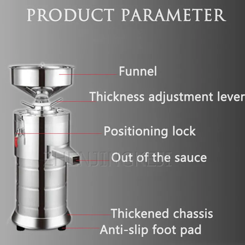 Домашний Нержавеющая сталь мельница шламовый Электрический аппарат для