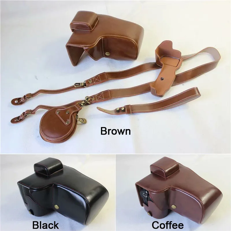 

Высококачественная кожаная защитная сумка для камеры чехол с ремешком для NIKON Z7 Z6