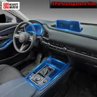 Для Mazda CX-30 2020 2021 Автомобильная внутренняя центральная консоль прозрачная защитная пленка TPU пленка против царапин навигационные аксессуары