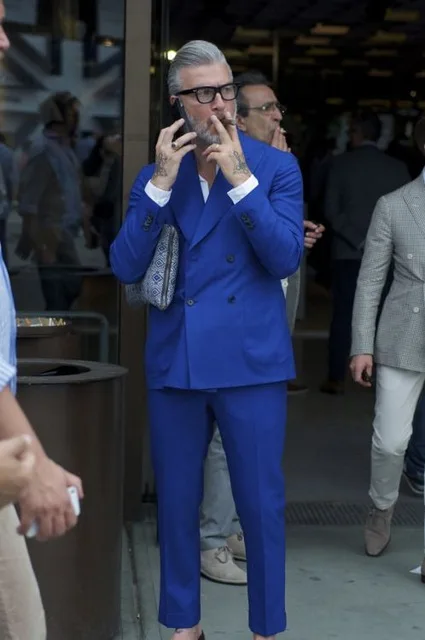 

Блейзер Loral мужской из 2 предметов, смокинги для жениха, для свадьбы, официальный костюм для выпускного вечера (пиджак + брюки), шикарная уличн...