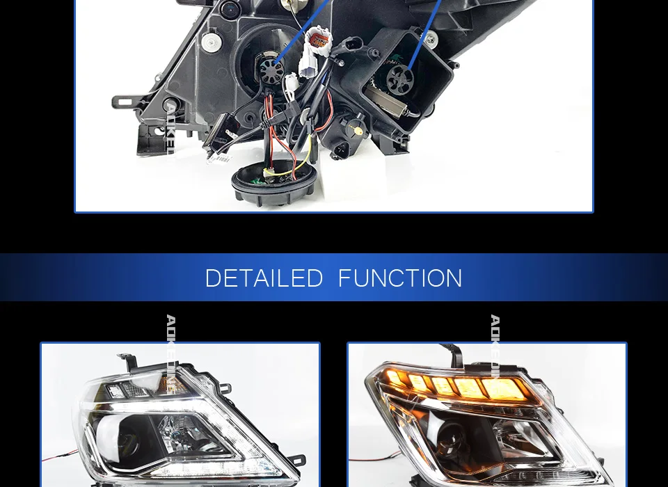 Фара для Nissan Patrol Y62 2010- фары Противотуманные фары Дневные ходовые огни DRL H7 светодиодный Биксеноновая лампа автомобильные аксессуары