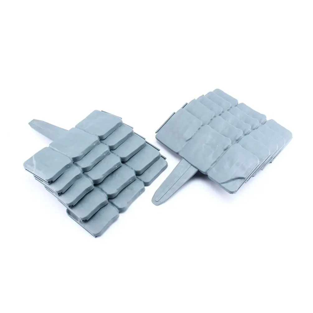 

20Pcs Imitation Stone Fence Cobblestone Style Plastic Lawn Edging Plant Bordering Flower Bed Grass Courtyard Garden Border Fence