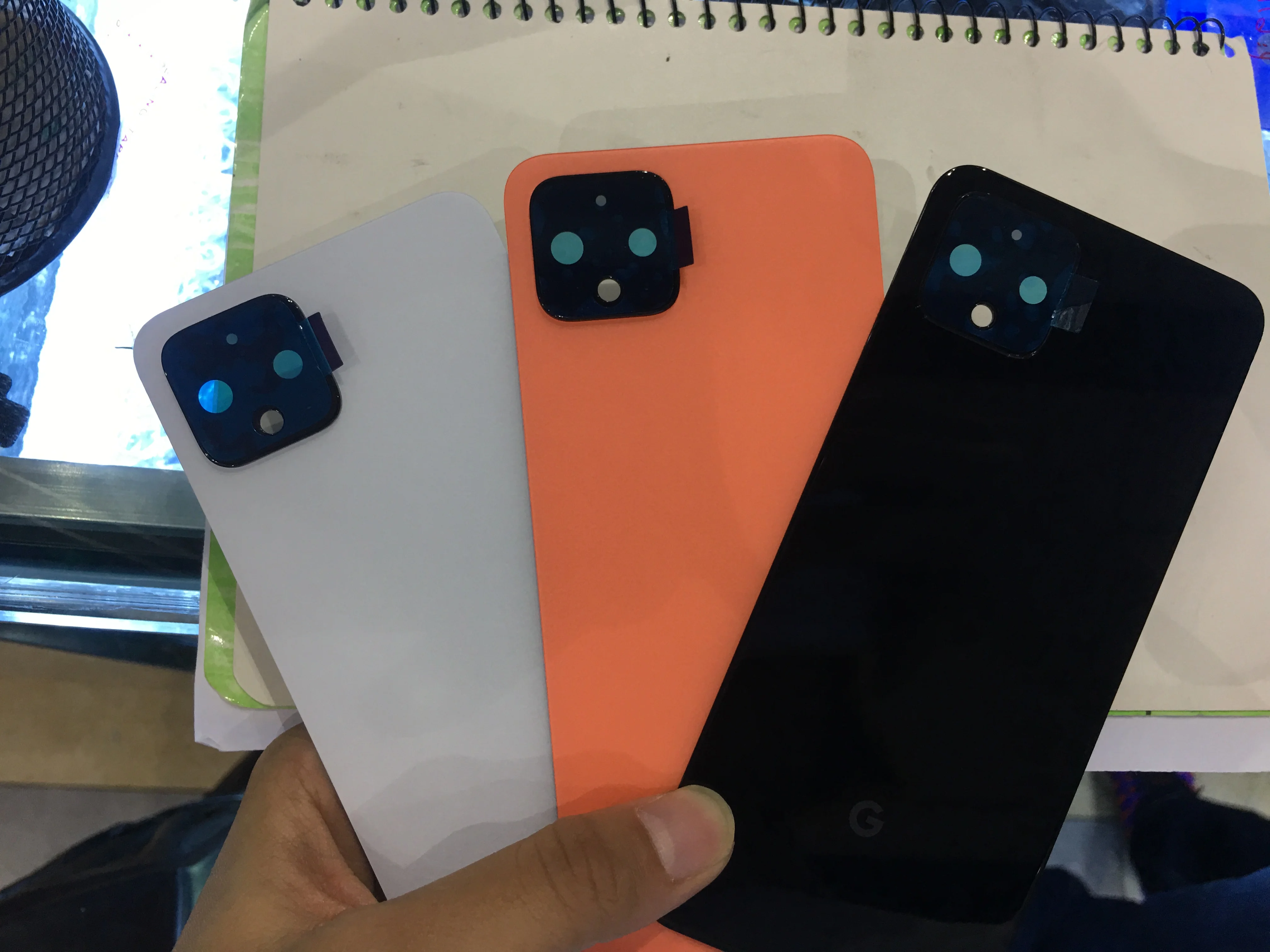 Новинка 100% задняя крышка батарейного отсека Google Pixel 4 чехол запасные части с
