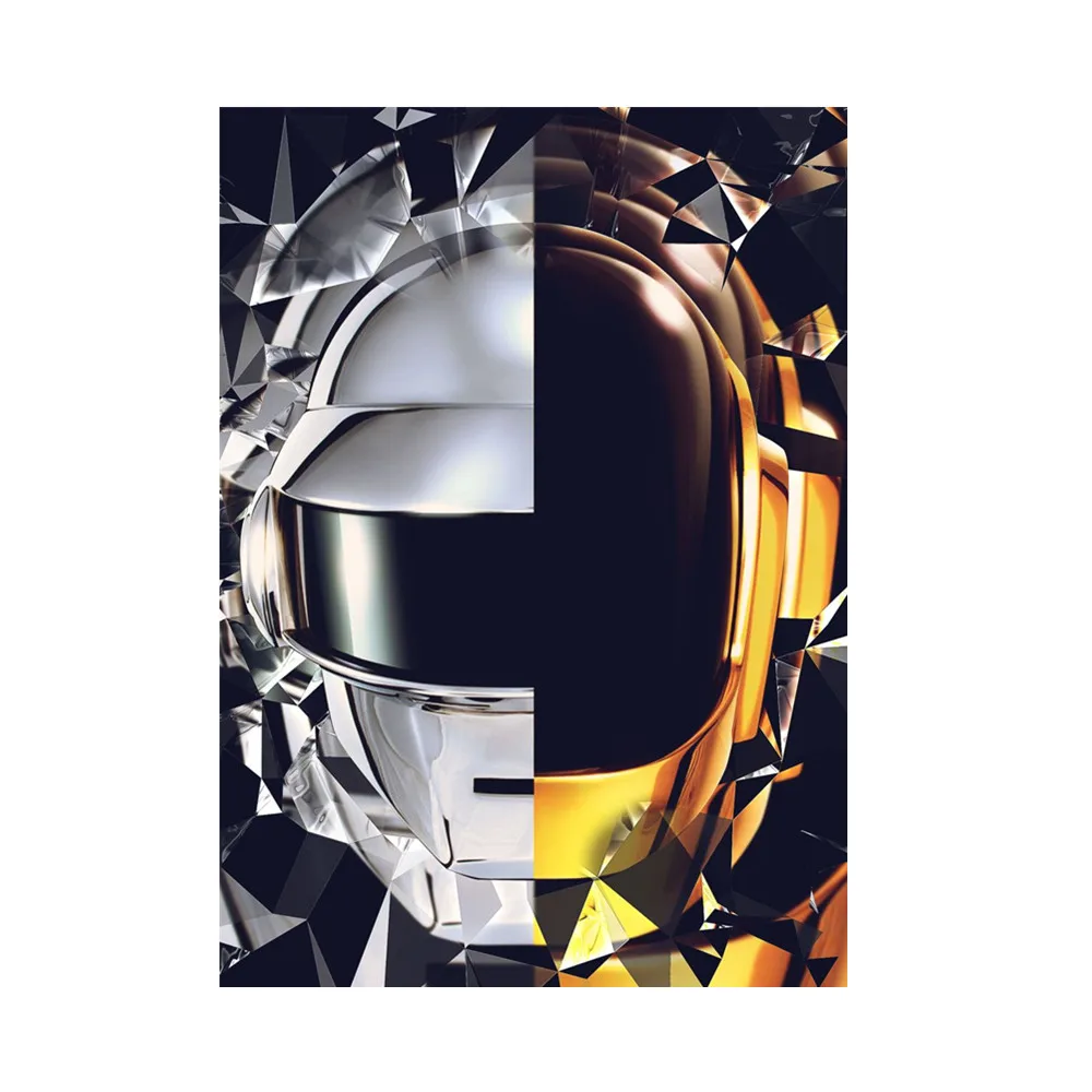 Подростковая украшения шлем daft punk аниме Рисунок плакат шт фресок по