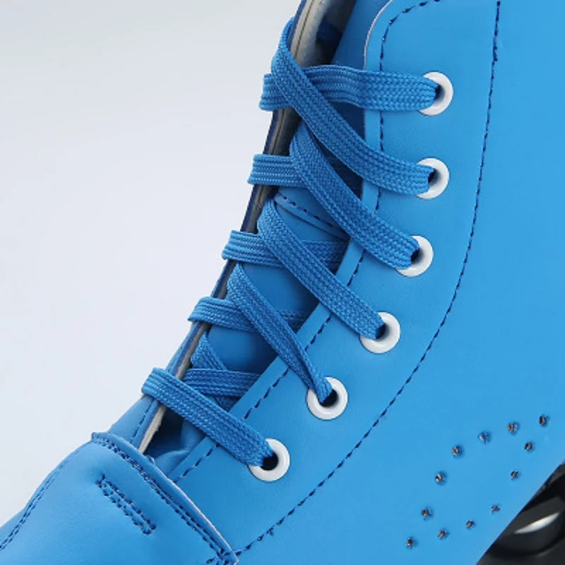 Роликовые коньки розовые синие двухрядные роликовые 4 колесные для девочек