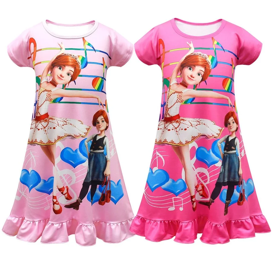 

New Angel Love Ballet Dress Amazing Children's Dress Girl Felicy Pajama Dress Ruffle Skirt