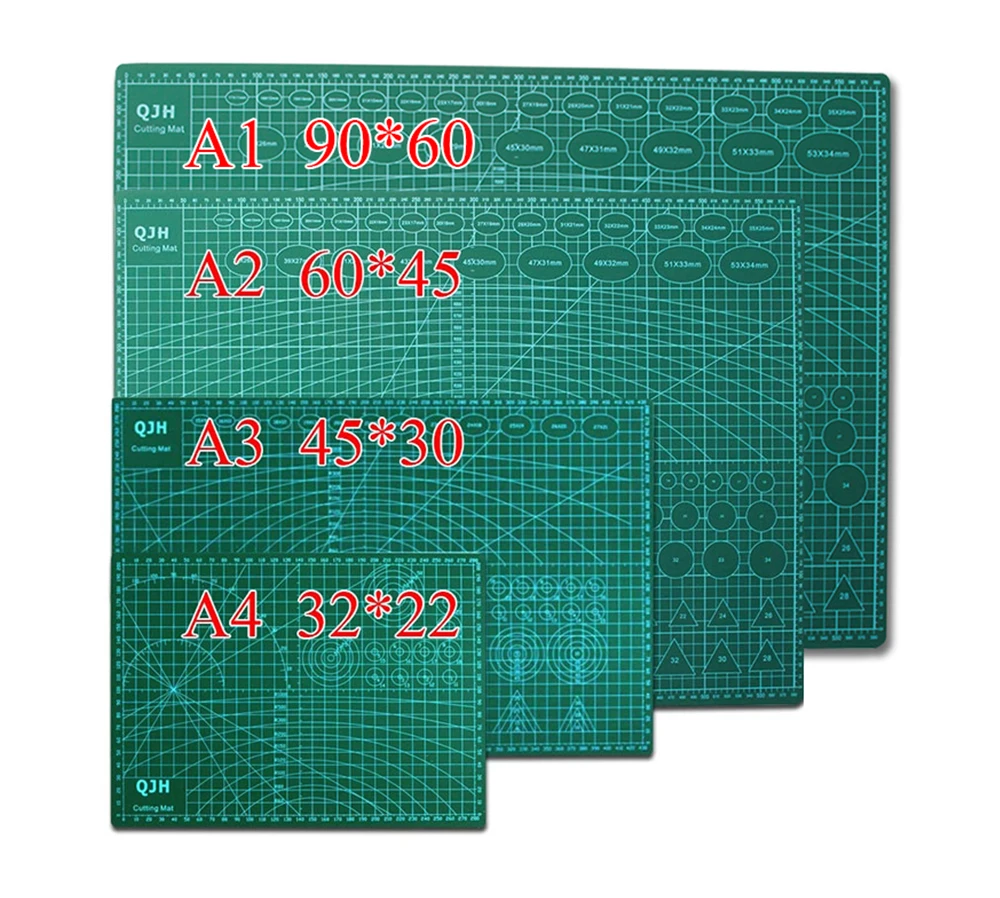 

A1A2A3A4 PVC cutting pad cutting board patchwork sewing tool DIY leather craft tool double-sided self-repairing pad Base plate