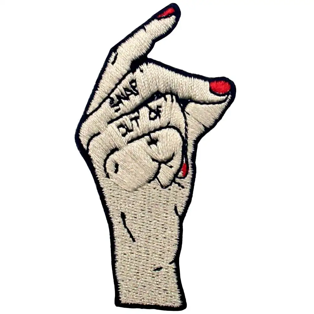 Snap Out Of It Ceo-friendly Handmade 3d Sew On Applique Badges