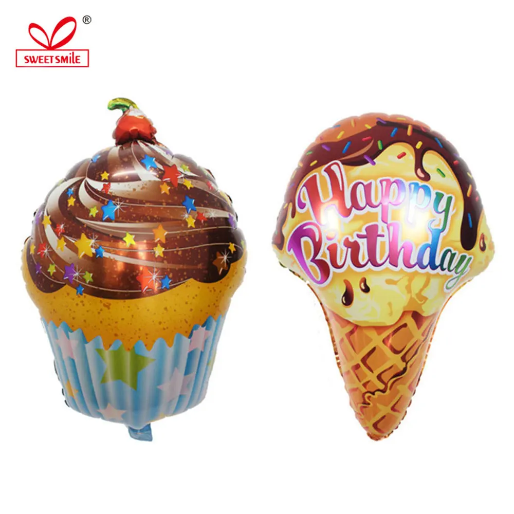 Шары для торта мороженого Детские воздушные шары из фольги душа детские надувные