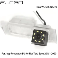 zjcgo ccd car rear view reverse back up parking waterproof night vision camera for jeep renegade bu for fiat tipo egea 20152020