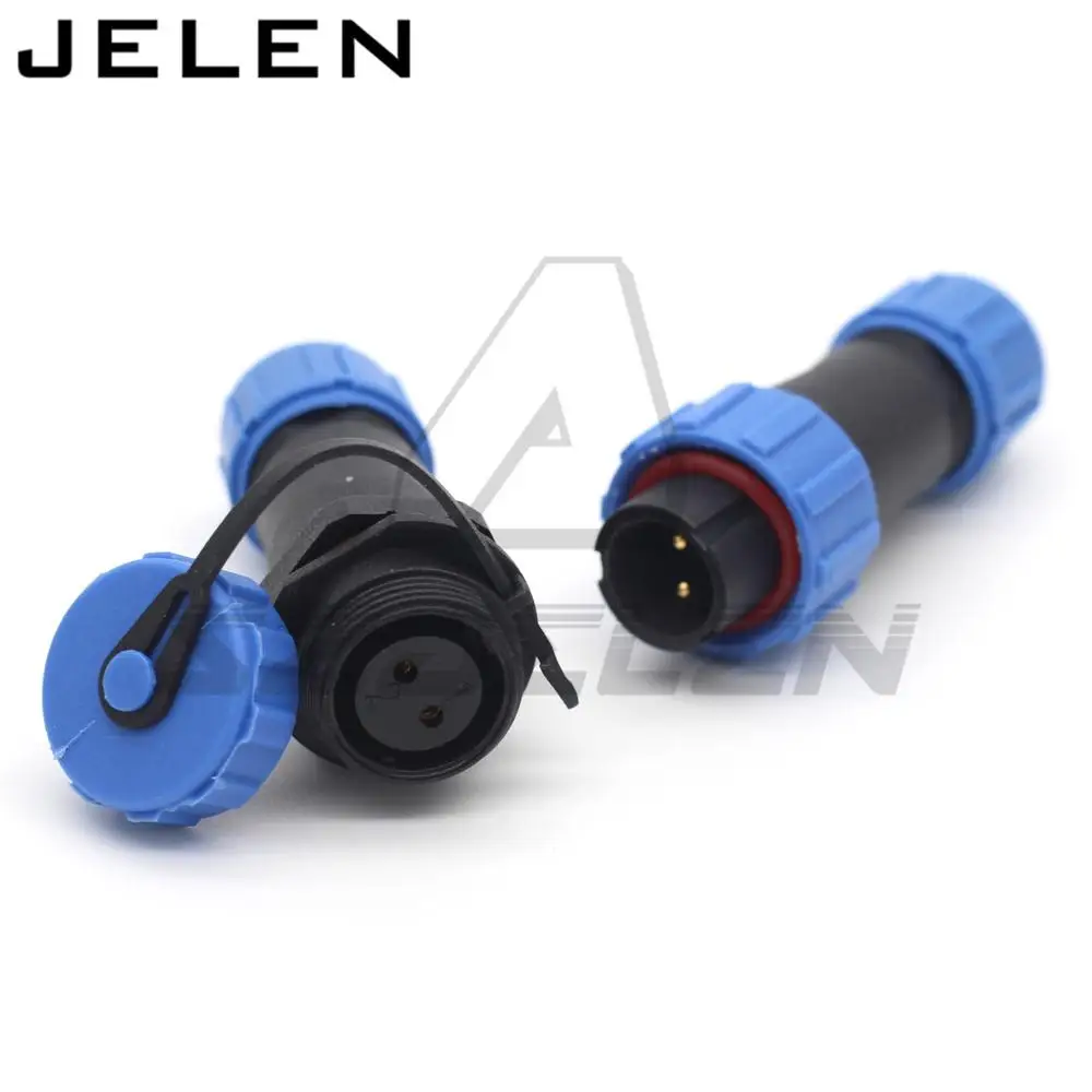 SP1310/P2 SP1311/S2 водонепроницаемый авиационный разъем 2pin светодиодный питания ip68|led