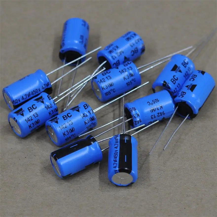 

2pcs Free shipping VISHAY BC 450V 4.7UF 142 K3 high voltage filter decoupling electrolytic capacitor 105