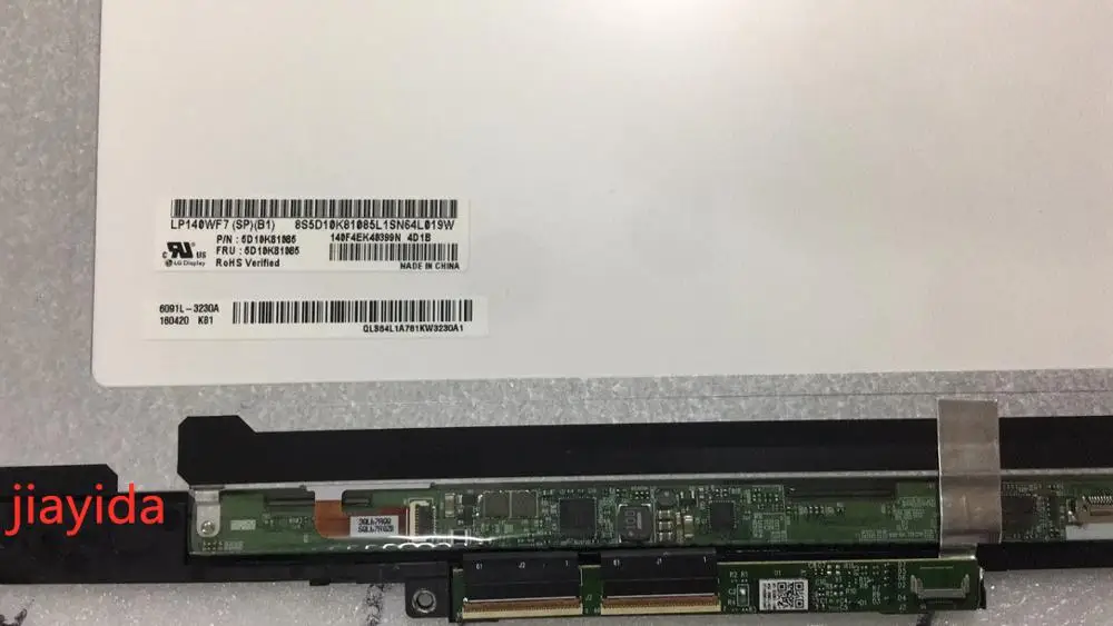 С рамкой 14 дюймов для lenovo Yoga710-14 Yoga 710 14 YOGA 710-14IKB lcd сенсорный экран в сборе