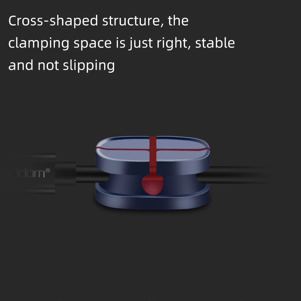 FDBRO линии передачи данных силиконовый зажим для анти-обмотка кабеля протектор