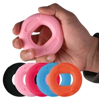 silicone adjustable hand grip 20 80lb gripping ring finger forearm trainer carpal expander muscle workout exercise gym fitness