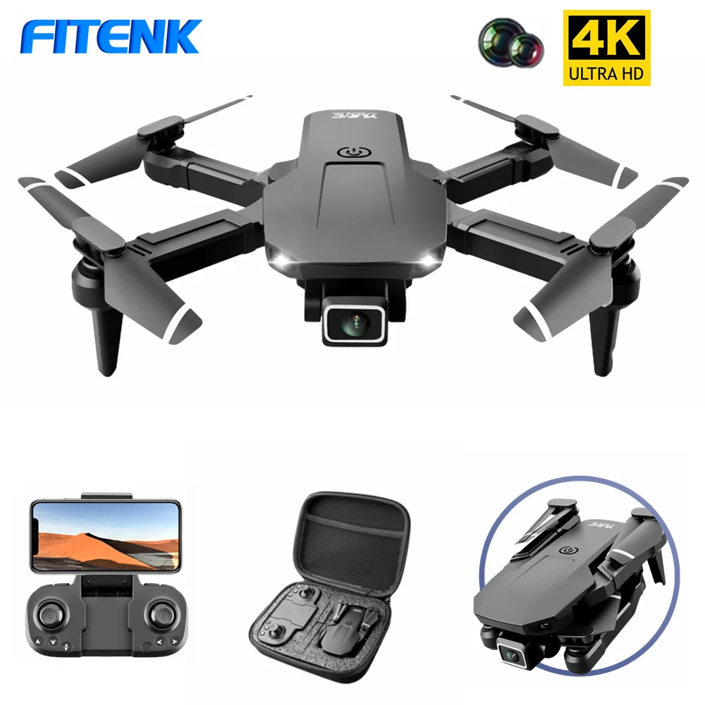 

FITENK RC Mini Drone with HD 4K Wide Angle Camera 1080P WiFi FPV Altitude Hold Dual Camera Drones Quadcopter Helicopter Dron Toy