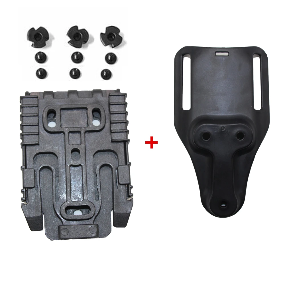 KIT 1 BK QLS Система быстрой блокировки Комплект для сафарилленда кобура glock colt sig ведро чехол для охотничьего ружья Аксессуары QLS 19 и QLS 22 - Цвет: KIT 1 BK