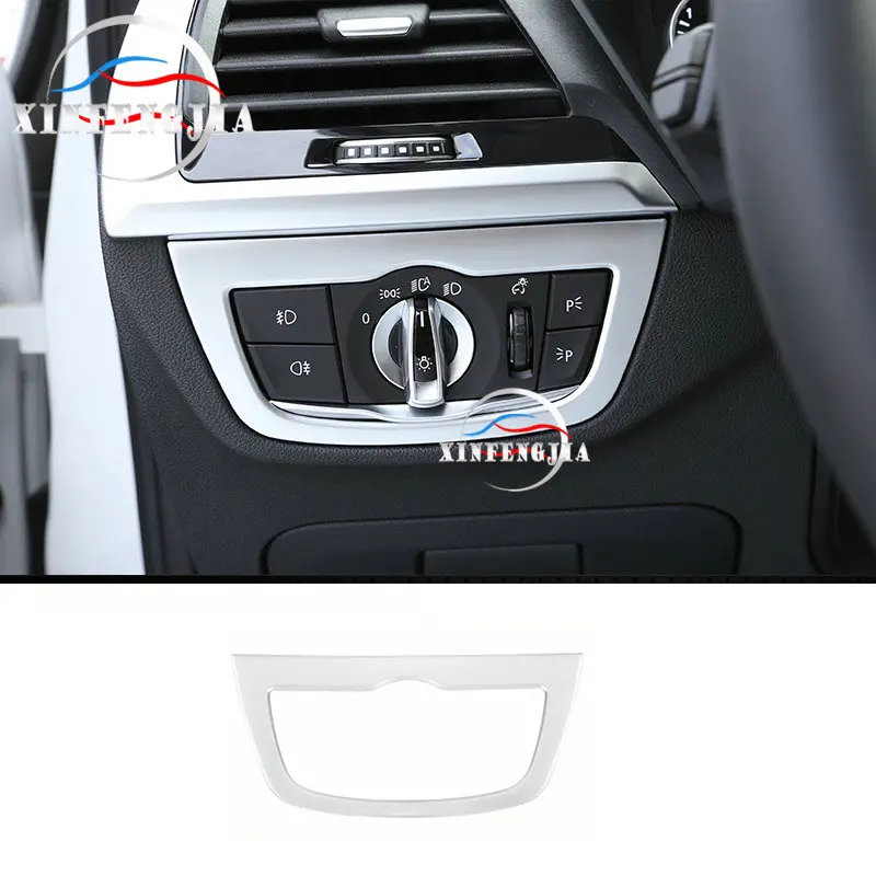 Хромированные кнопки управления фарами ABS для BMW X3 G01 18-19 X4 G02 2019 1 шт. | Автомобили и