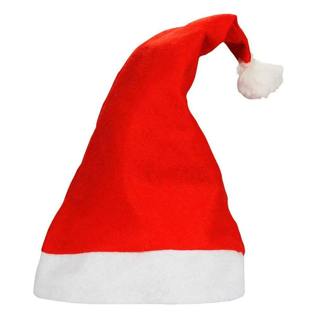 

12pcs Children Adult Christmas Hat Red Santa Claus Hat Christmas Party Hat Comfortable Christmas Hat