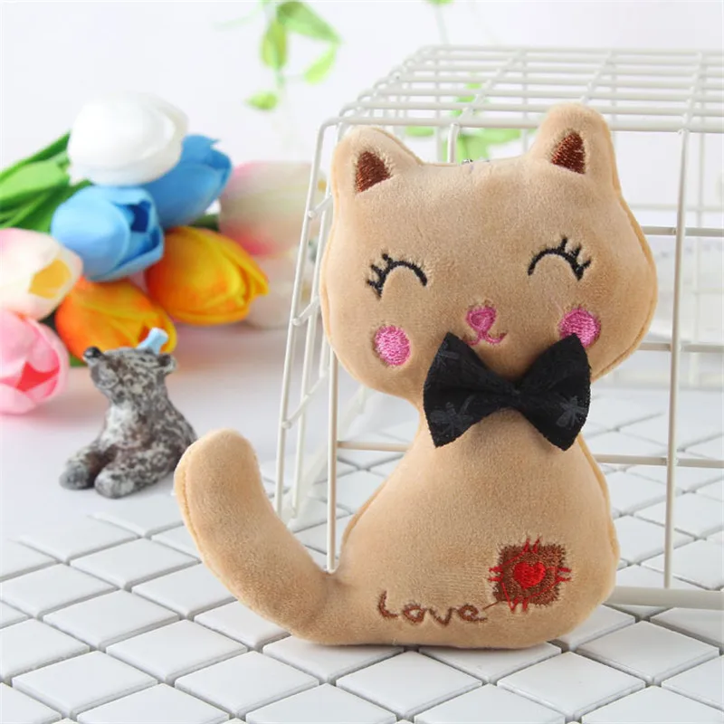 1 шт. животных мягкие Kitty брелок с котом игрушка Размеры новых кошка плюшевая