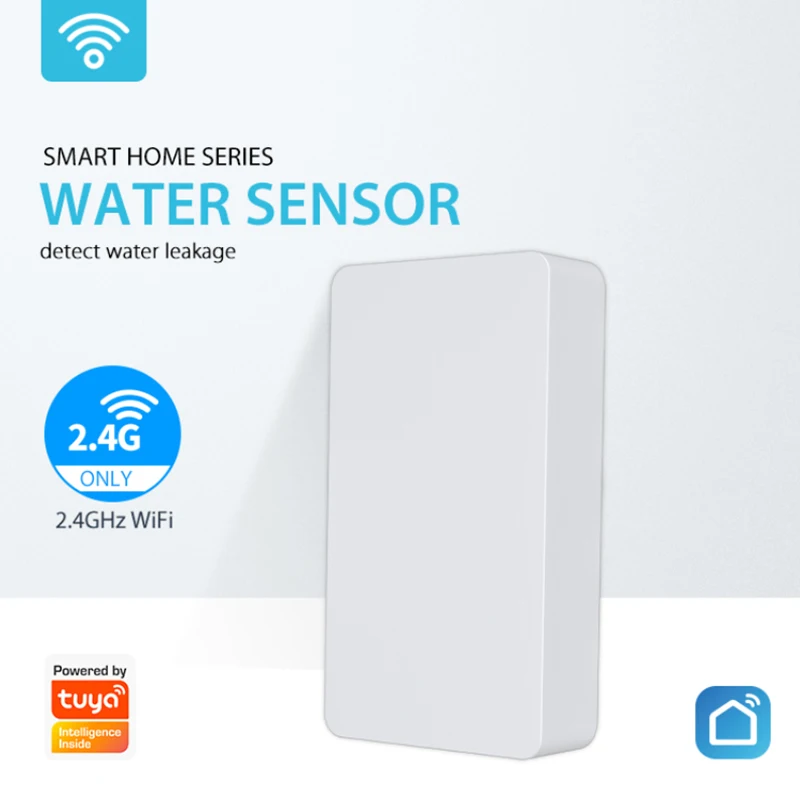 

Смарт-датчик утечки воды Tuya с Wi-Fi и сигнализацией