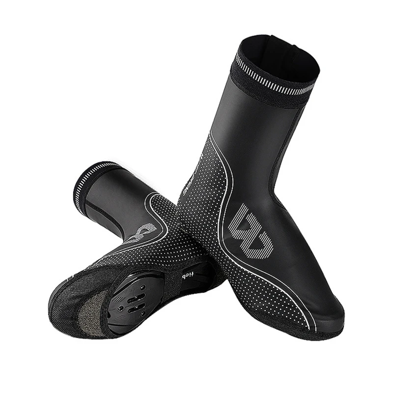 

WEST BIKING Чехлы для велосипедных ботинок, чехлы для ботинок для горных велосипедов, зимние теплые водонепроницаемые чехлы для ботинок с закрыт...