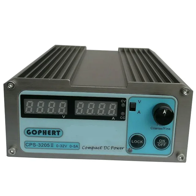 

CPS-3205II 0-30V-32V Adjustable DC Switching Power Supply 5A 160W SMPS Switchable AC 110V (95V-132V) / 220V (198V-264V)