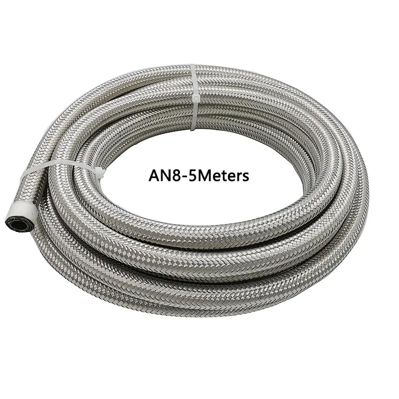 Новинка 5 м 304 из нержавеющей стали плетеный тормоз бензиновый топливный шланг AN4