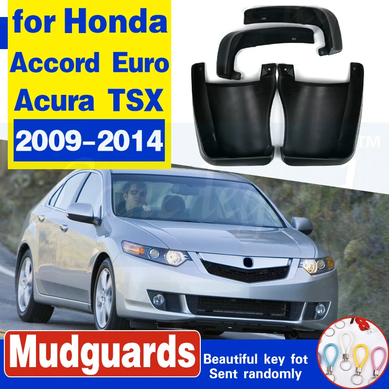 Брызговики для Honda Accord Euro 08 2012 Acura TSX 2009 2014 брызговики передние задние 2010 2011