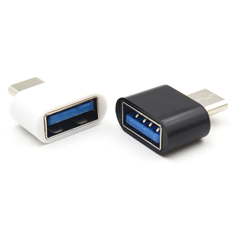 Type C к USB OTG конвертер Папа мама адаптер для телефона Micro V8 комплект аксессуаров