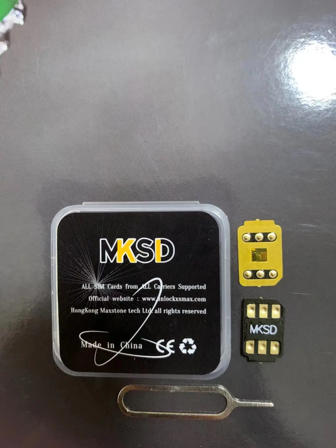 100PCS WITH BOX PACKAGE-- MKSD ADHESIVE TYE BLACK FOR 5G MODE ICCID SEMFU V14 FOR IOS14.X-13.X IP12/12P/11/8/7/6/PLUS/X/XS/XR/XM