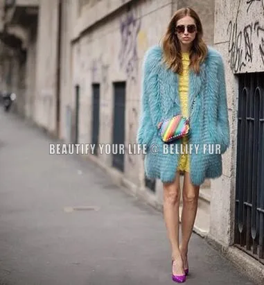 Модные Роскошные шубы из 2020 натурального Лисьего меха великолепные светильник