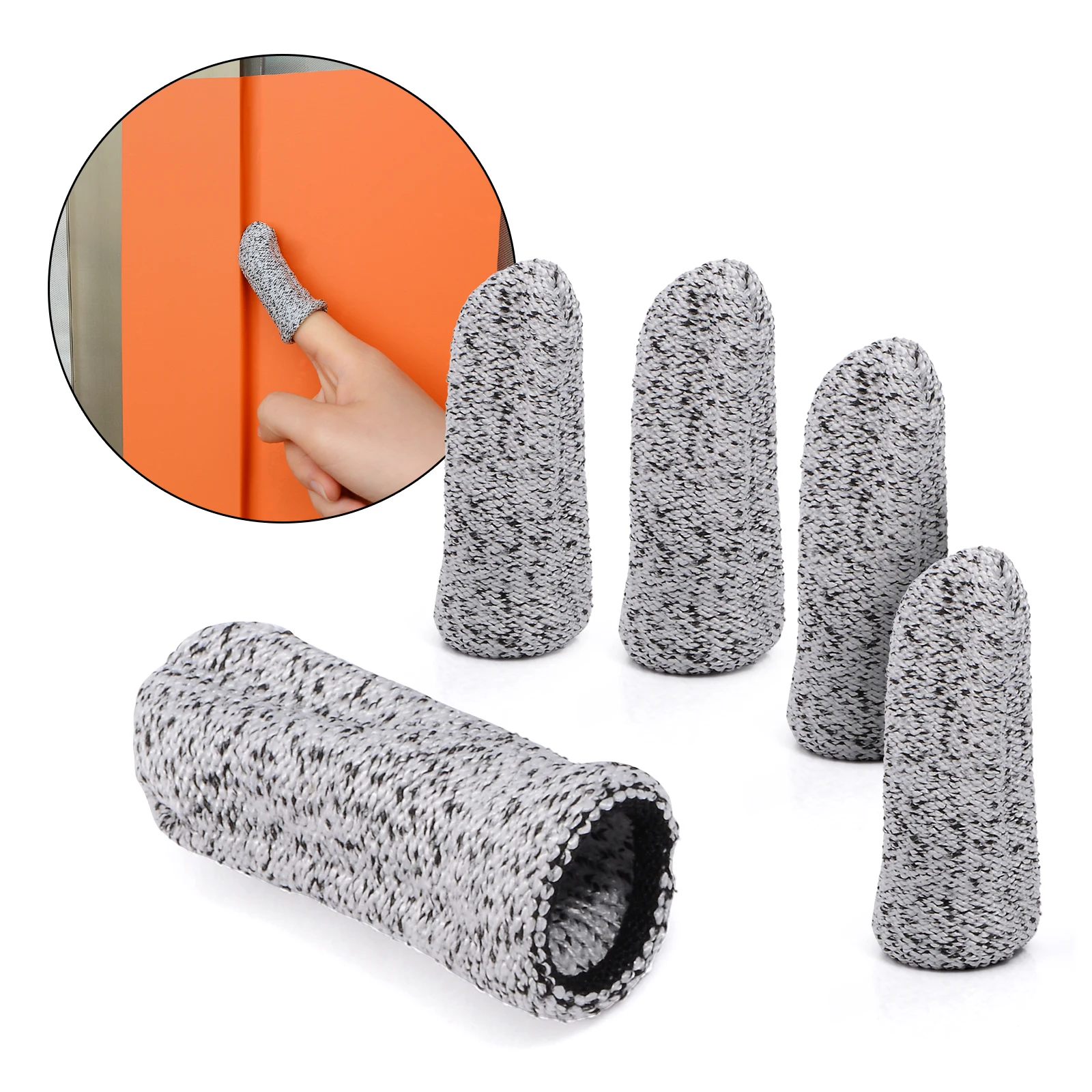 

5/10PCS Professional Vinyl Film Car Wrap Tool Non-Scratch Finger Work Gloves Sleeve Auto Window Tint Install Finger Cover