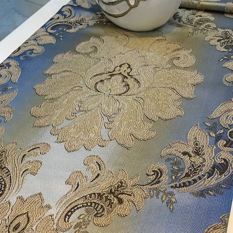 Европейская роскошная скатерть с градиентом для обеденного стола в