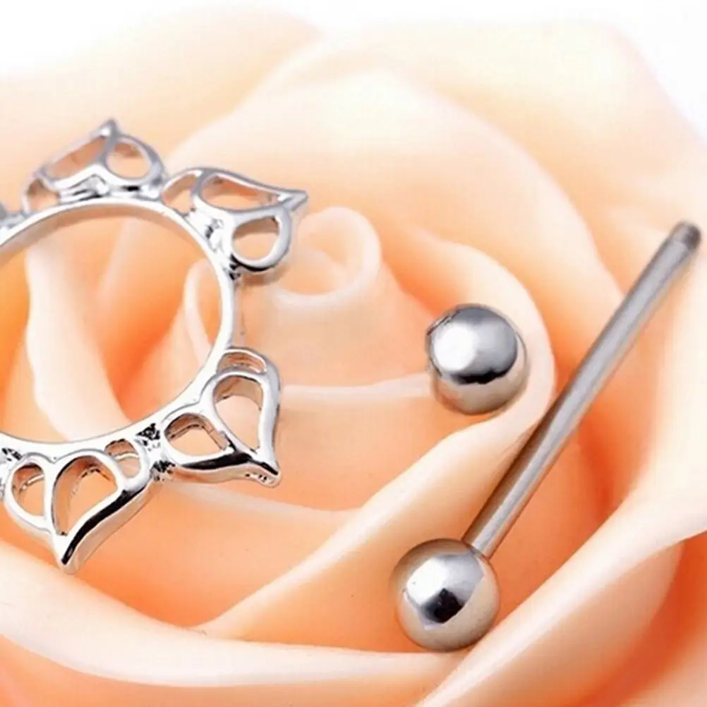 Сексуальные кольца из нержавеющей стали для сосков 1 шт. модная цепочка живота