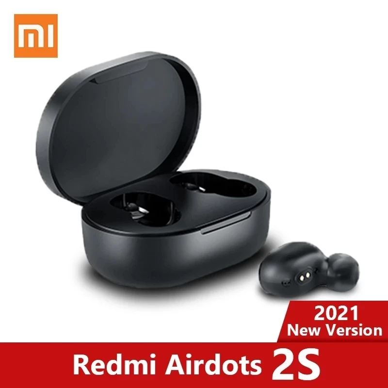 2021 Xiaomi Redmi Airdots 2s Mi наушники беспроводные Basic Bluetooth 5 0 вкладыши TWS с микрофоном