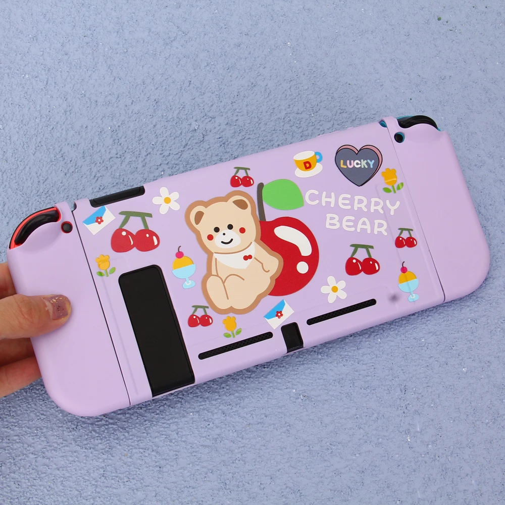 

Наряд для девочек Nintendo Switch, мультяшное платье, игры, мягкий чехол из ТПУ, задняя крышка для Nintendo Switch