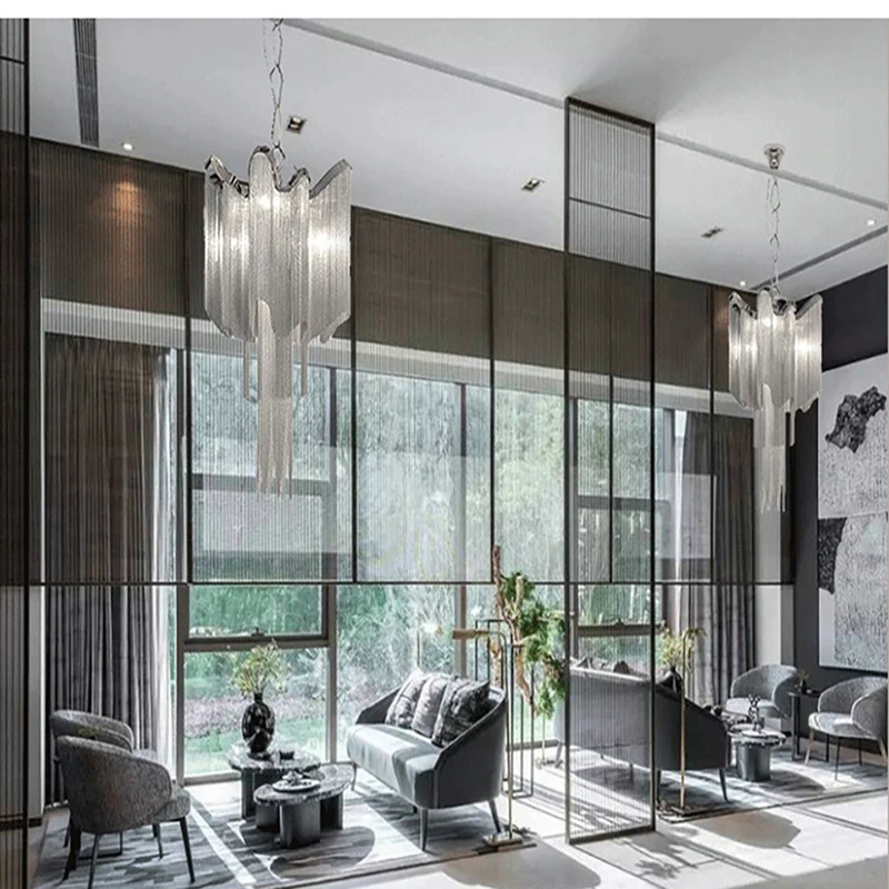 

New Modern Living Room Pendant Lights, Tassel Chain Pendant Lights, Luxury Home Decoration Led Suspended Lamp Lighting Luster