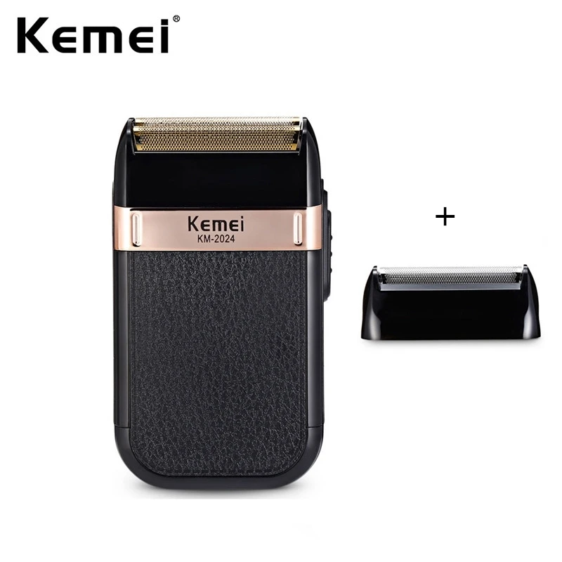 Kemei электробритва для Для мужчин электрическая бритва с двойным лезвием