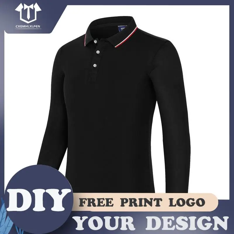 

Men Cotton Polo Shirts Unisex Group Team Uniform Women Leisure Tops Custom Printing Your Own Design Picture Company Brand Logo