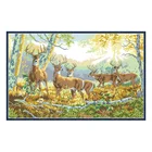 Вышивка крестиком с оленем, наборы для рукоделия с изображением животных, 11CT 14CT, наборы узоров, для дома, изделия для шитья