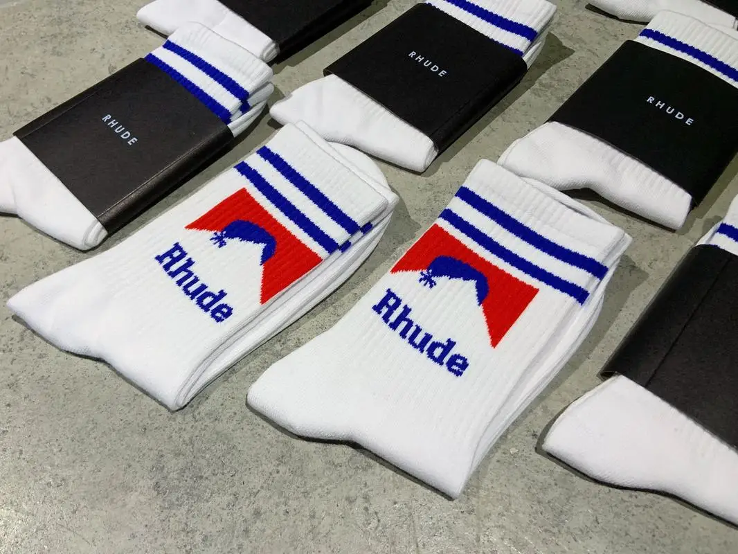 19ss ревеневые носки ранние женские и мужские подарочные Kanye Запад ревеня | Мужская