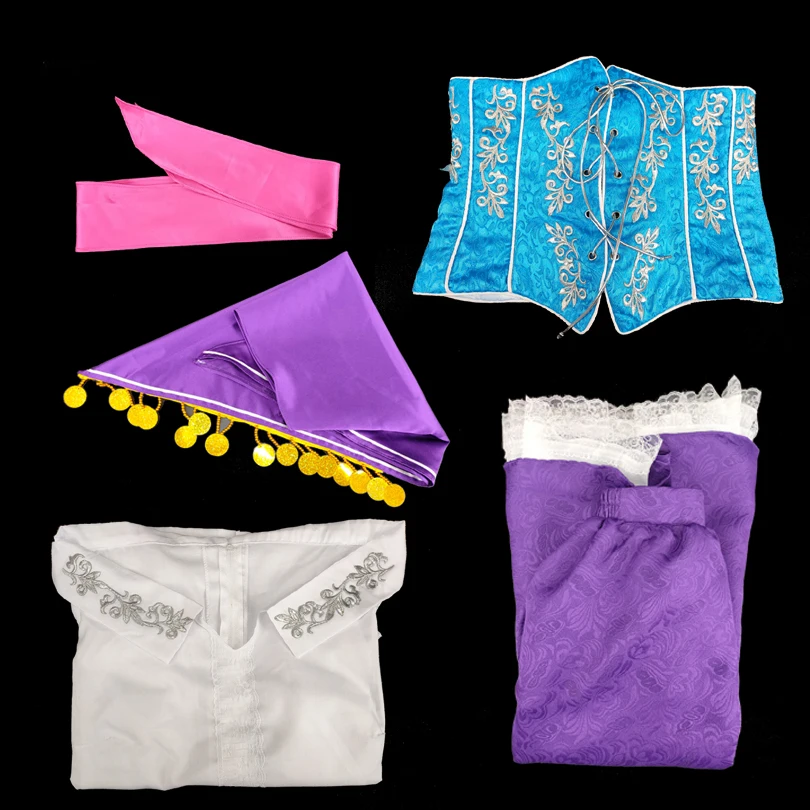 

Cartoon Movie Cosplay Esmeralda Costume Adult Women Princess Dress Fancy Halloween Christmas Ball Gown