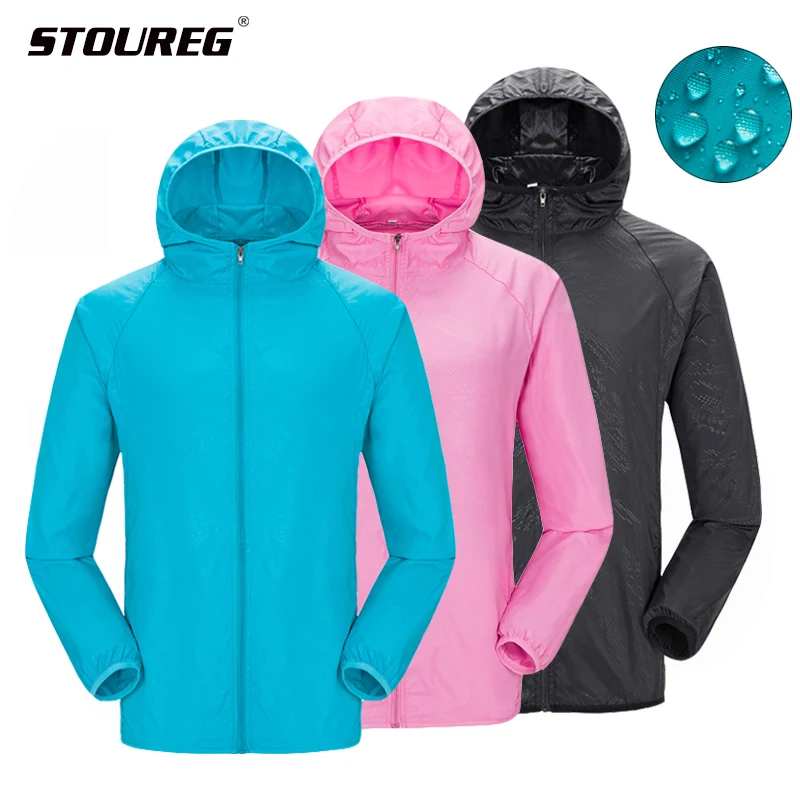 S 4XL унисекс Солнцезащитная походная куртка для мужчин и женщин