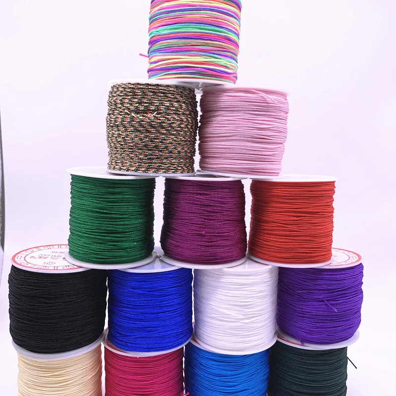 Новинка 10 м/лот 1 0 мм нейлоновая нить для шнура китайский узел шнур макраме