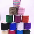 Нейлоновый шнур 10 млот 1,0 мм, нить для китайского узелка, макраме, шнур для браслета, плетеная нить для рукоделия, кисточки, вышивка бисером