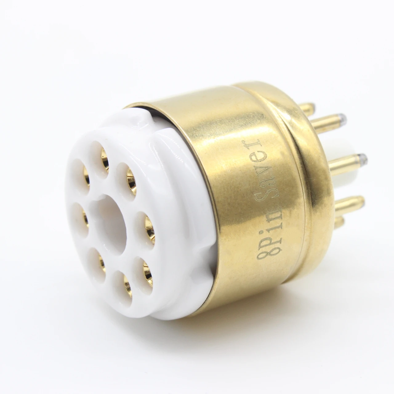 8pin EL34 GZ34 KT88 6V6 6L6 5Z3 6SN7 Восьмиканальный Позолоченные ламповая панель Saver
